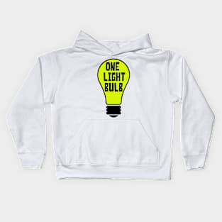 One light bulb Kids Hoodie